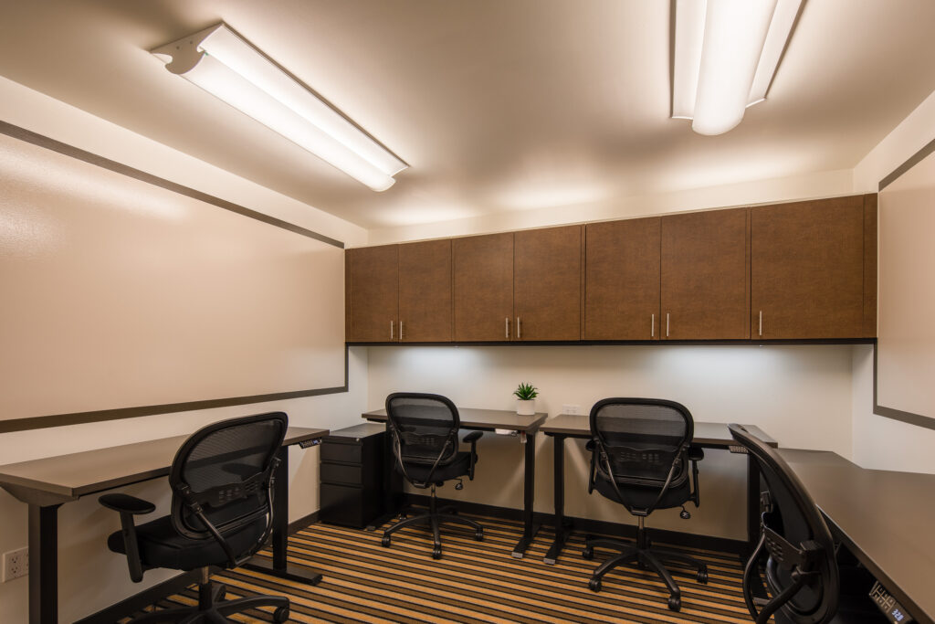 Private four to six person team room at Shift Workspaces