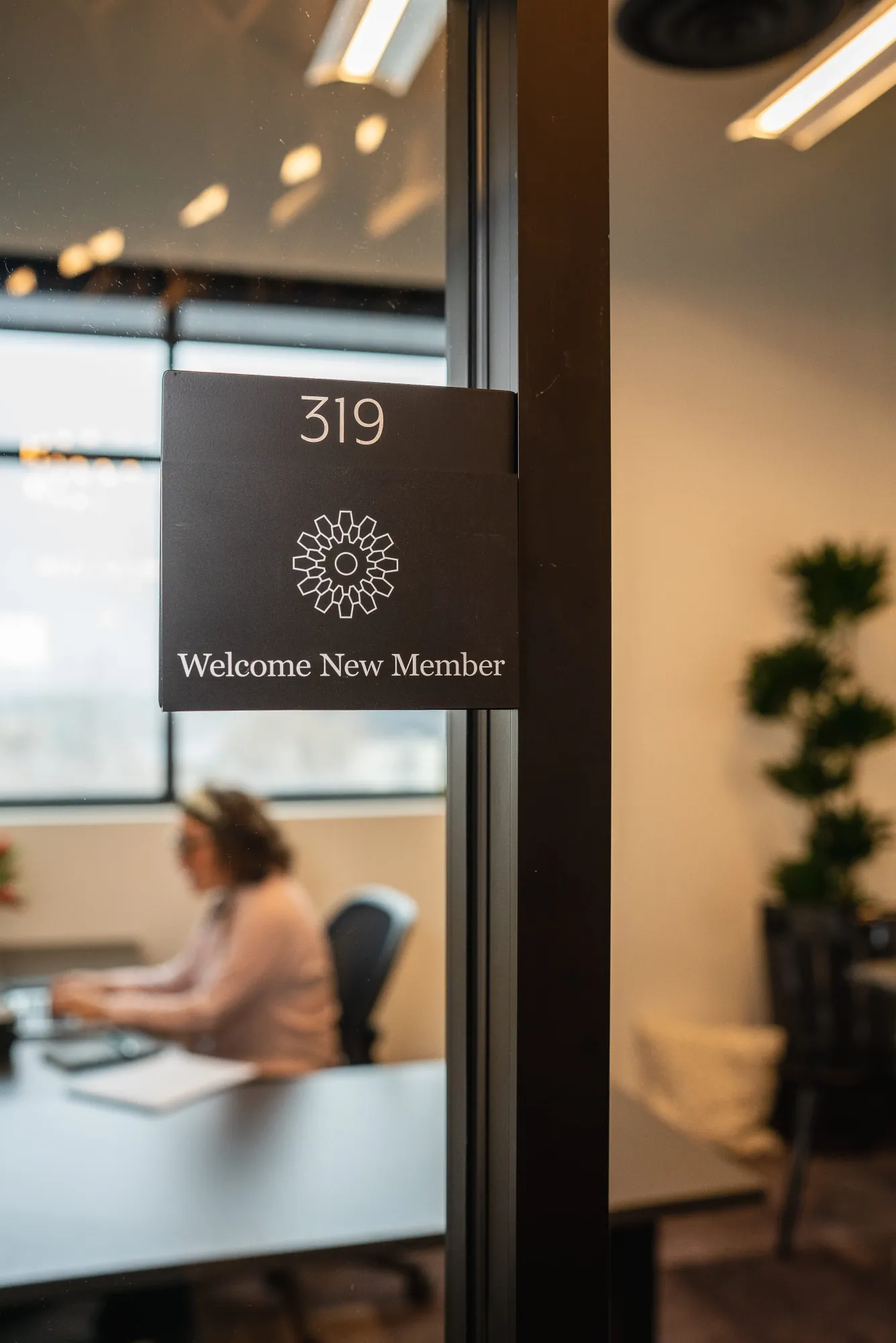 Private office in Denver at Shift Workspaces — furnished desk, natural light