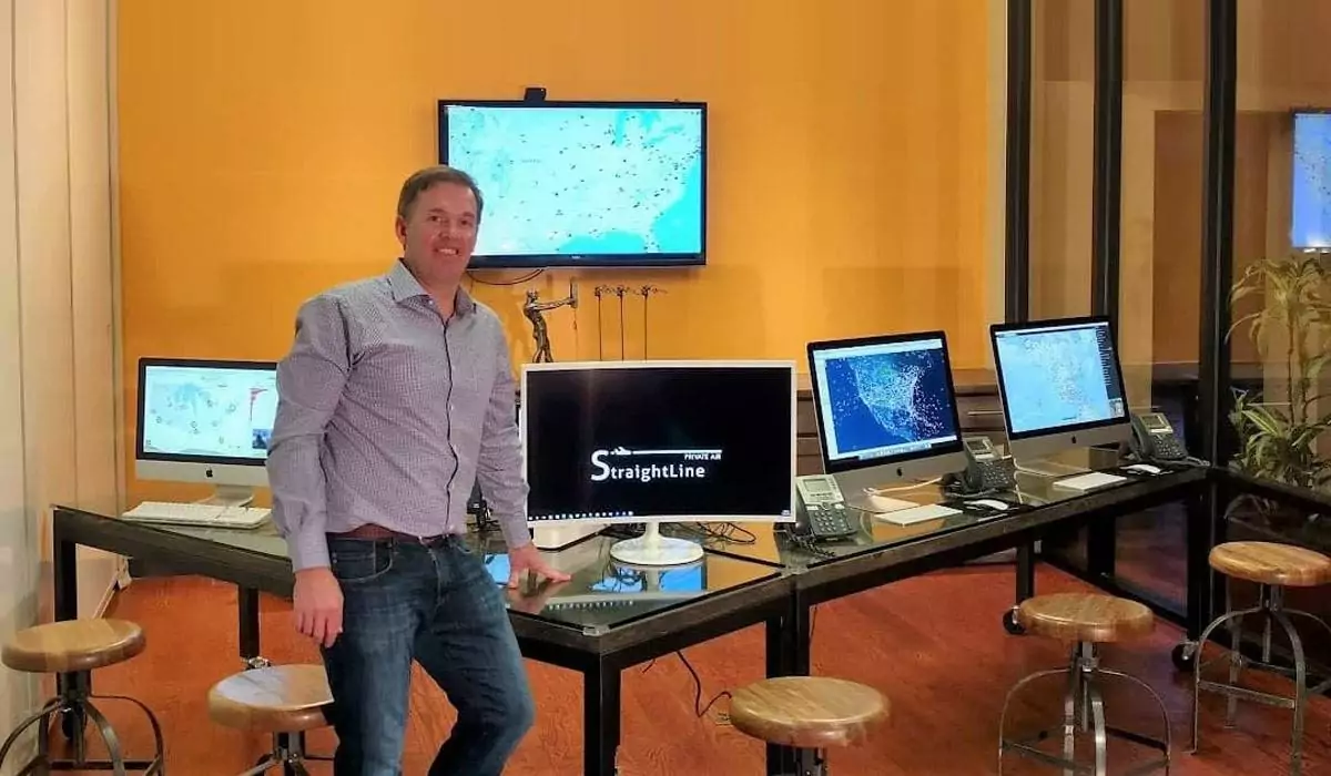 Tom Filippini, Founder & CEO of StraightLine Private Air at Shift Workspaces Denver and Shift Workspaces Littleton.